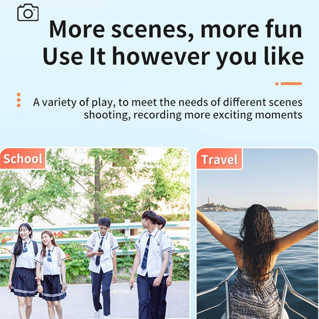 Mini Digital Camera 1080P Color Screen and 100-Minute Battery – Lurevo (1+1 FREE)