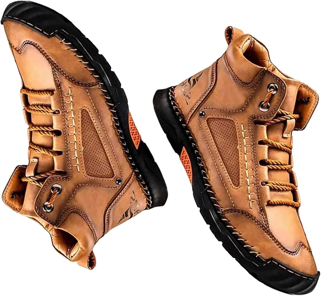 Handmade Waterproof Orthopedic Men’s Boots – Arch Support & Non-Slip Soles – Renvar