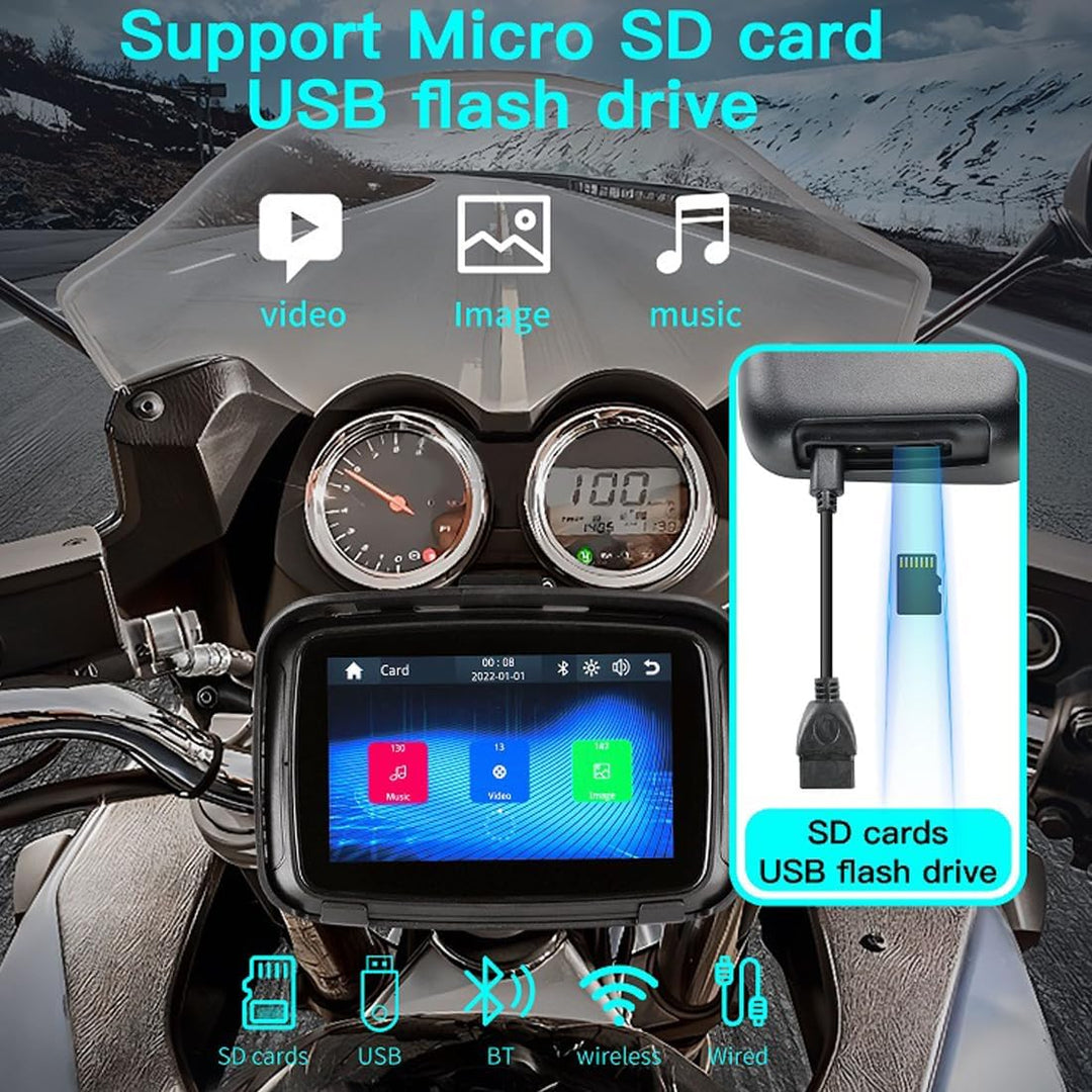 Portable Motorcycle Monitor with 5" IPS Screen – RideMate
