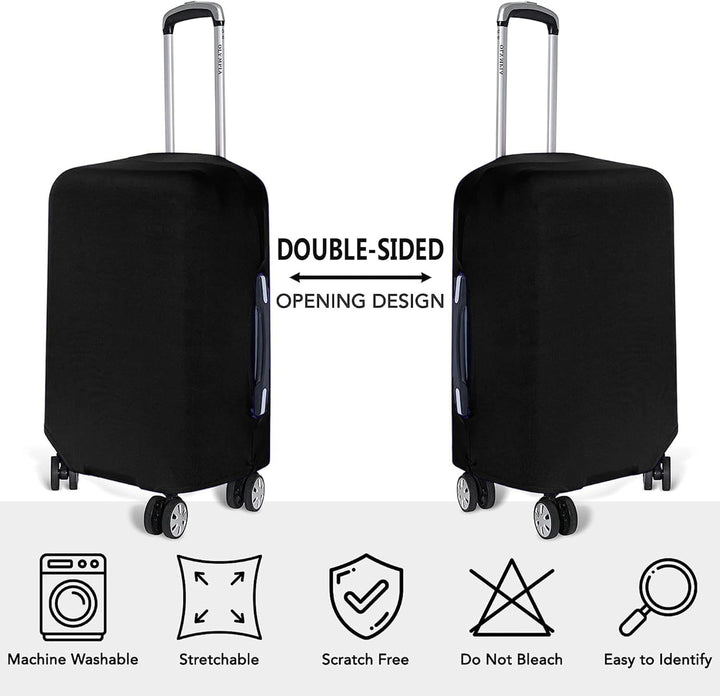 3-Piece Stretchable Luggage Cover Set with Anti-Tear and Dustproof Protection