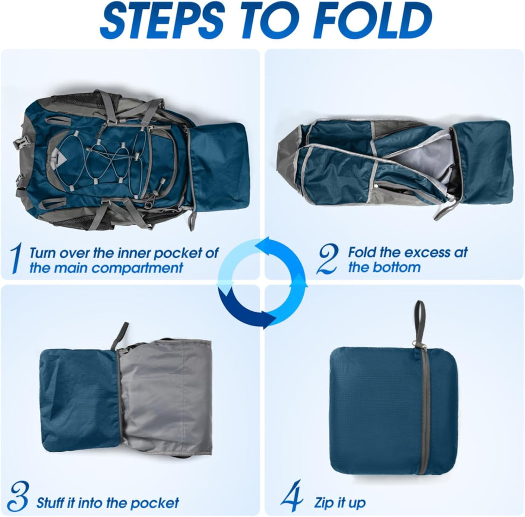 AA OUT OF STOCK 40L Waterproof Hiking & Camping Backpack – Lightweight & Packable