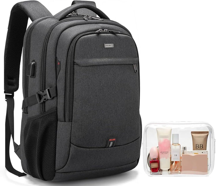 Water-Resistant Travel Laptop Backpack with USB Port & Organised Storage