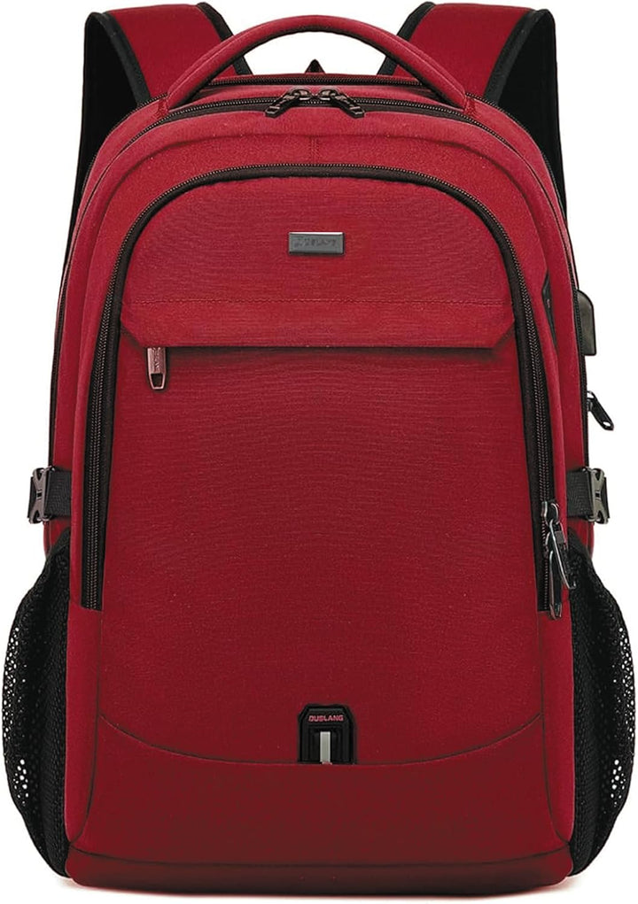 Water-Resistant Travel Laptop Backpack with USB Port & Organised Storage