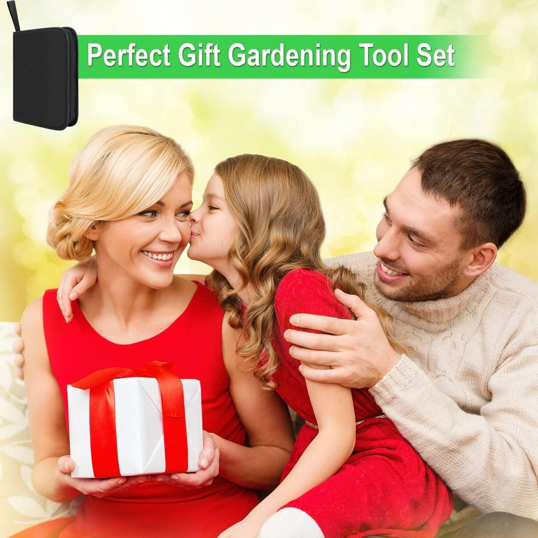 24-Piece Bonsai Tree Care Kit with High-Carbon Steel Tools and PU Leather Bag – Sevora