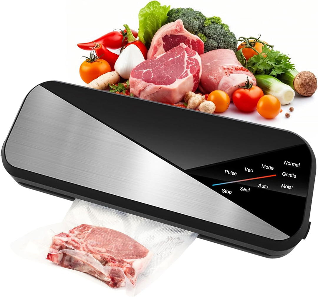 6-in-1 Vacuum Sealer with 80kPa Suction and Sealing Strip – Fresvyn