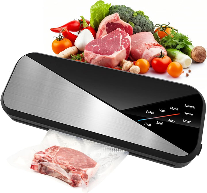 6-in-1 Vacuum Sealer with 80kPa Suction and Sealing Strip – Fresvyn