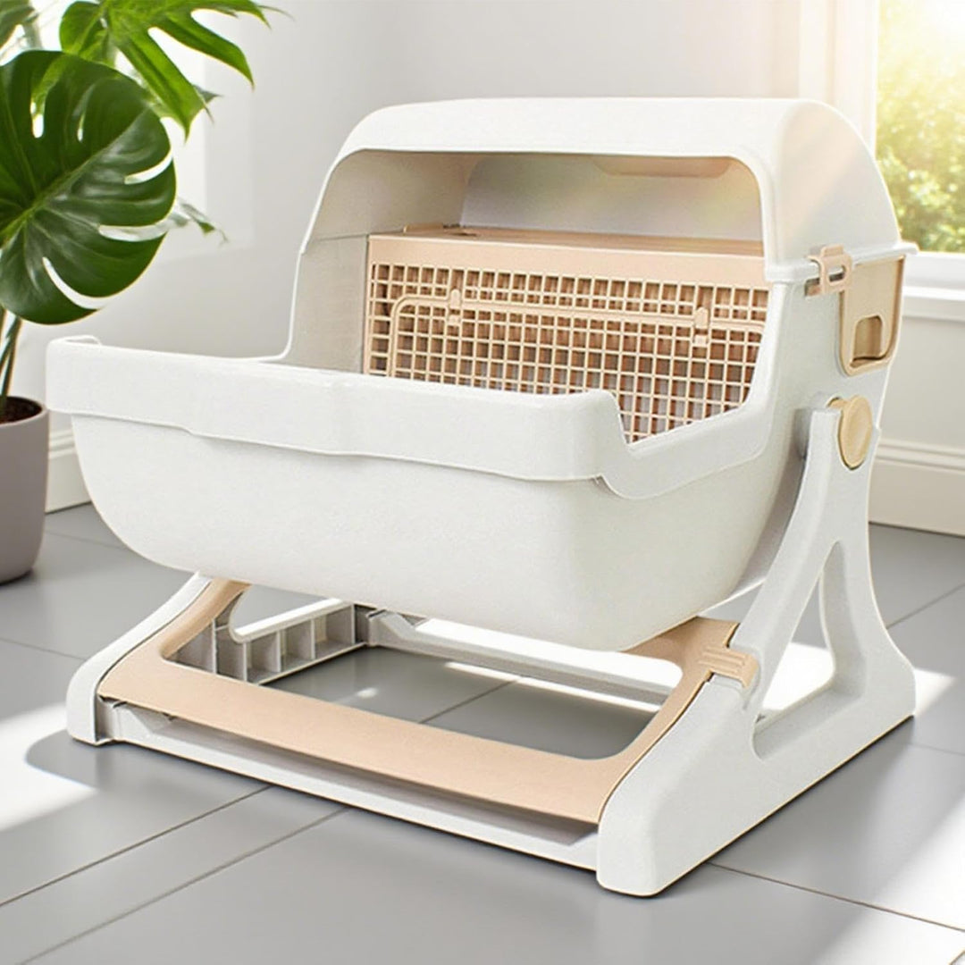 Automatic Odorless Litter Box with Open-Top Design – Felvora