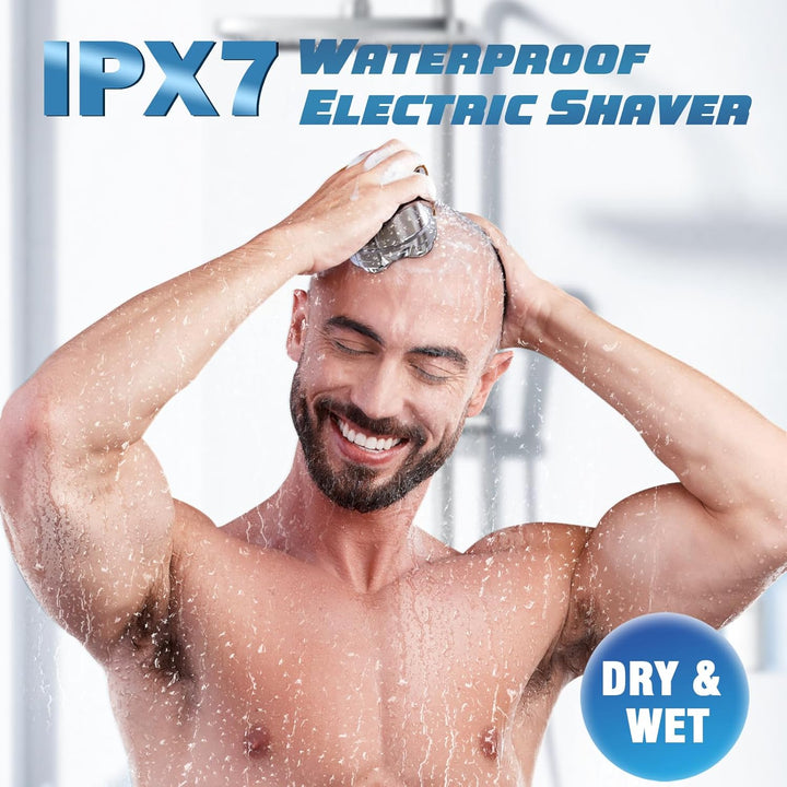 Waterproof Magnetic Head Shaver for Bald Men – Tavien