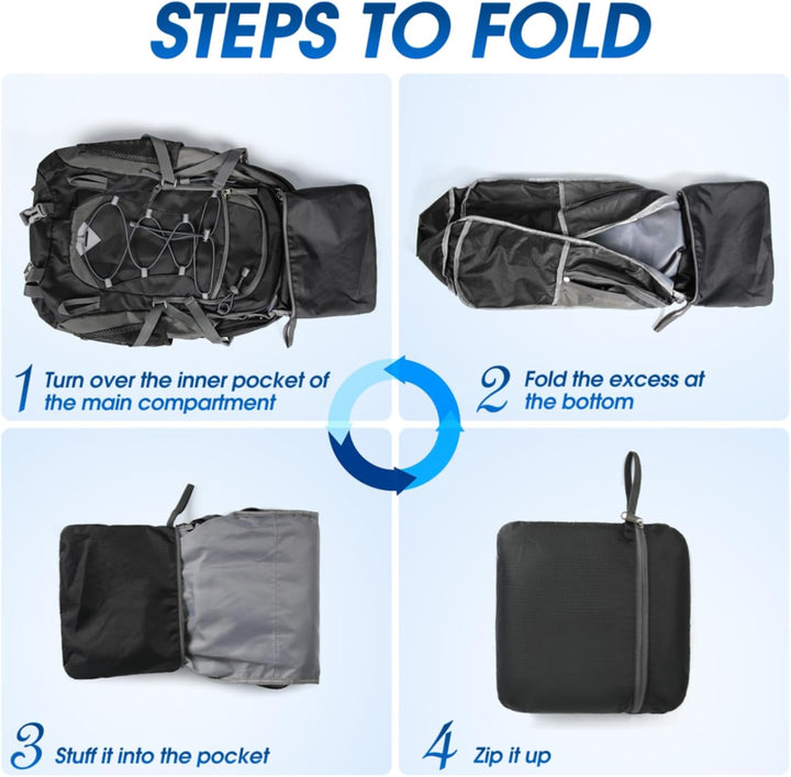 AA OUT OF STOCK 40L Waterproof Hiking & Camping Backpack – Lightweight & Packable