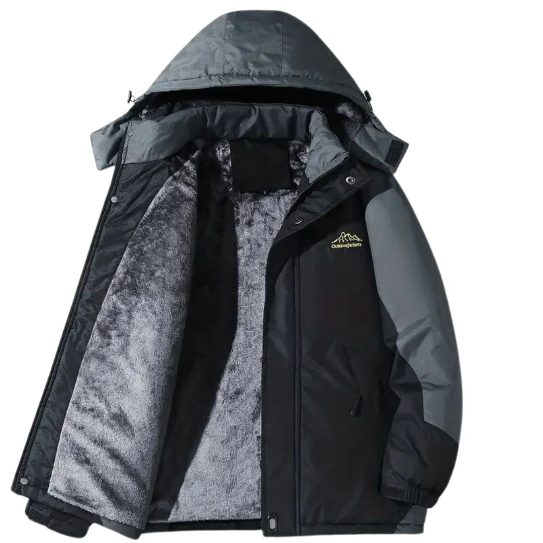 Men's outdoor jacket with hood - Roderik