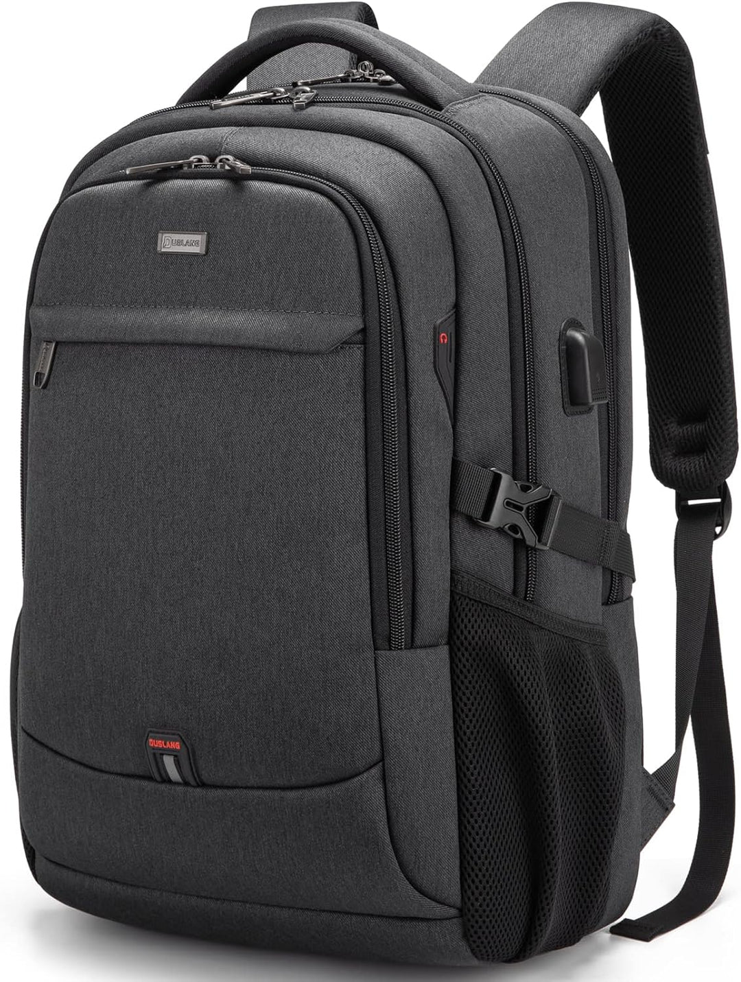 Water-Resistant Travel Laptop Backpack with USB Port & Organised Storage