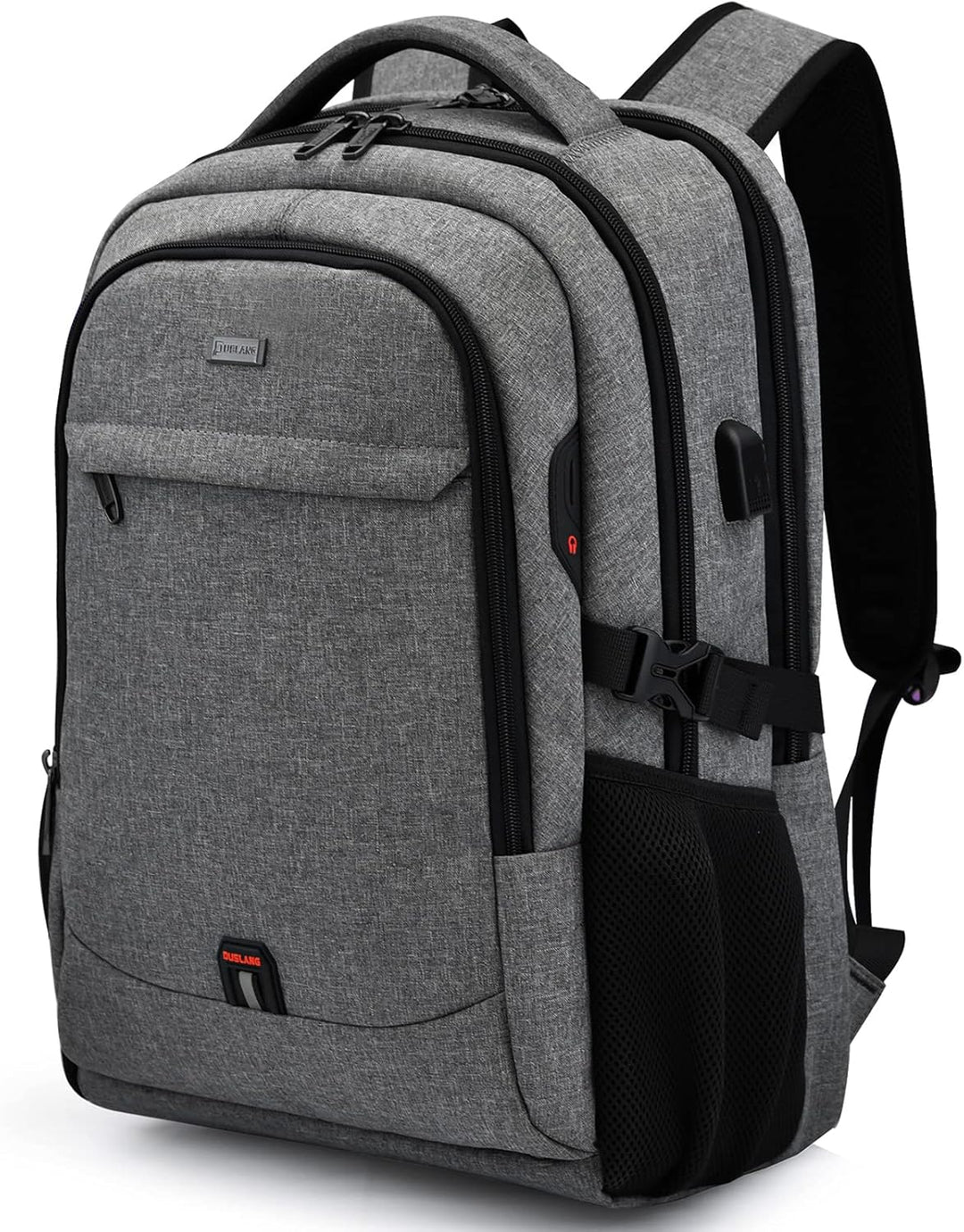 Water-Resistant Travel Laptop Backpack with USB Port & Organised Storage