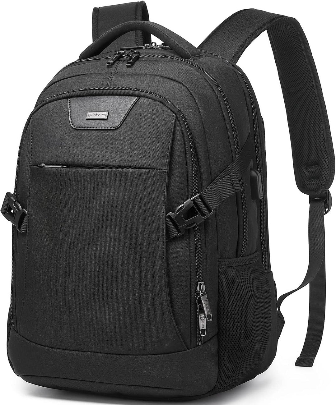 Water-Resistant Travel Laptop Backpack with USB Port & Organised Storage