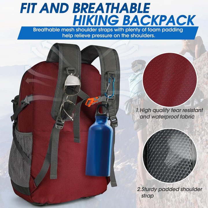 AA OUT OF STOCK 40L Waterproof Hiking & Camping Backpack – Lightweight & Packable