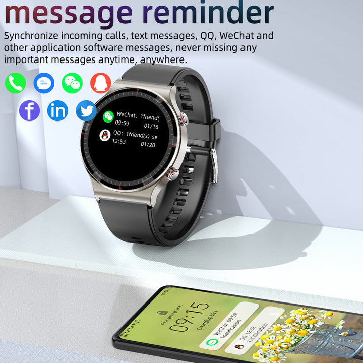 EKG smartwatch with blood oxygen and heart rate sensor – CardioTrack