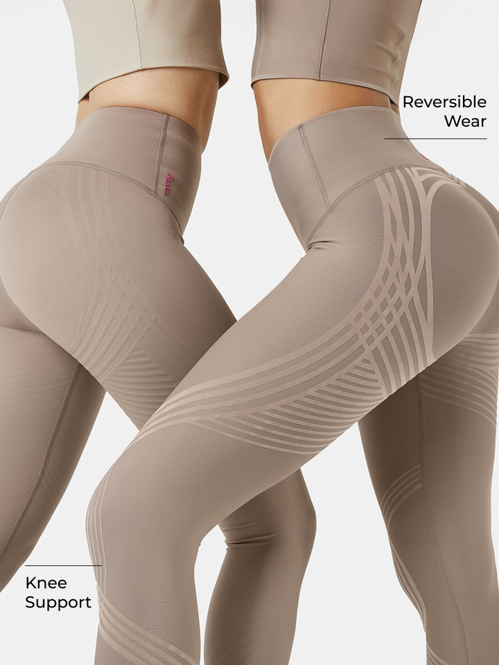 High-Waisted 7/8 Gym Leggings - Meredith