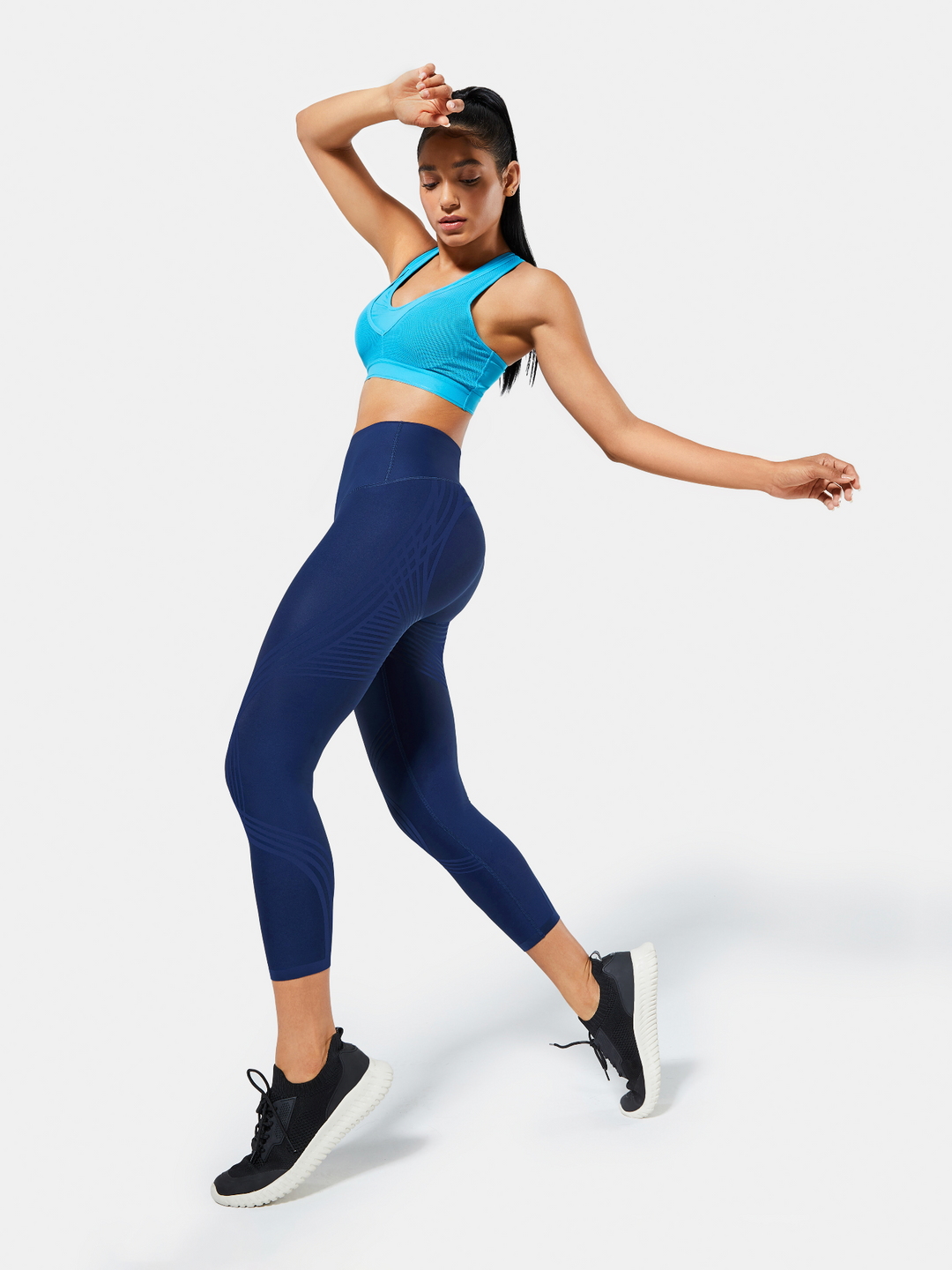High-Waisted 7/8 Gym Leggings - Meredith