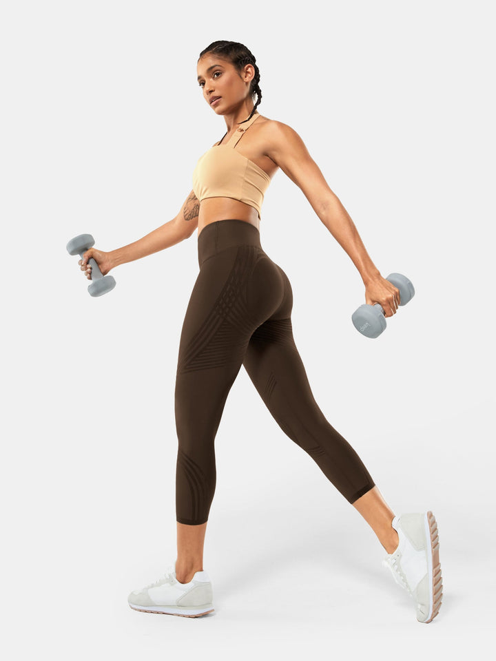 High-Waisted 7/8 Gym Leggings - Meredith
