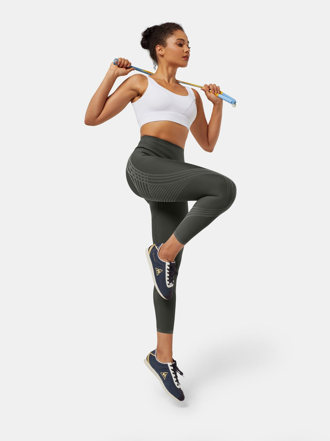 High-Waisted 7/8 Gym Leggings - Meredith