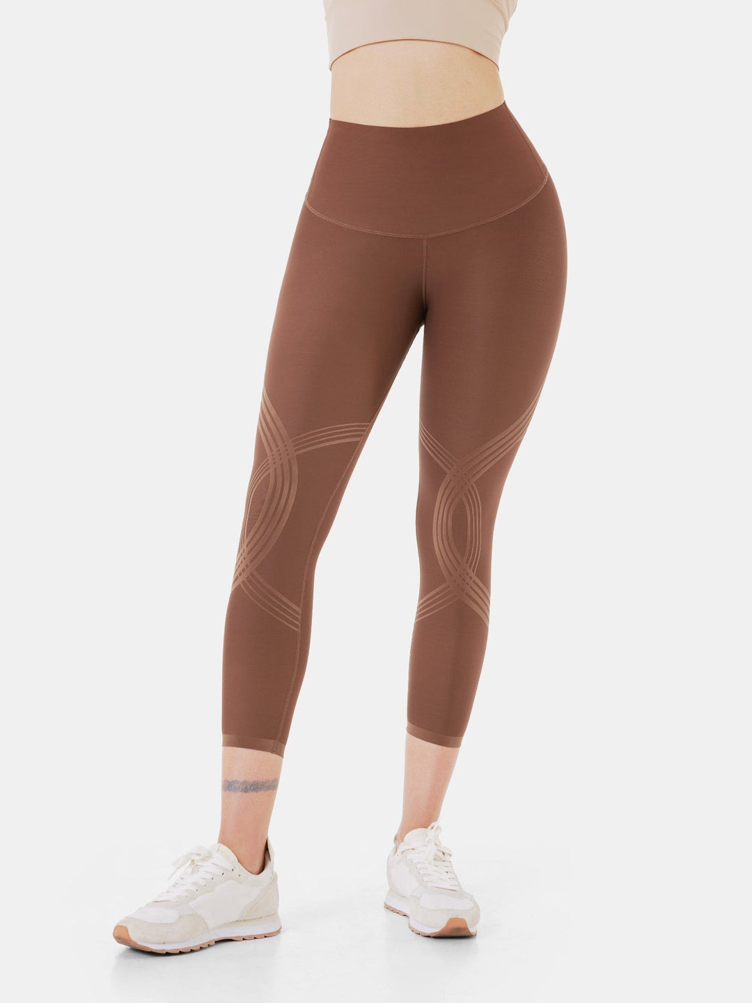 High-Waisted 7/8 Gym Leggings - Meredith