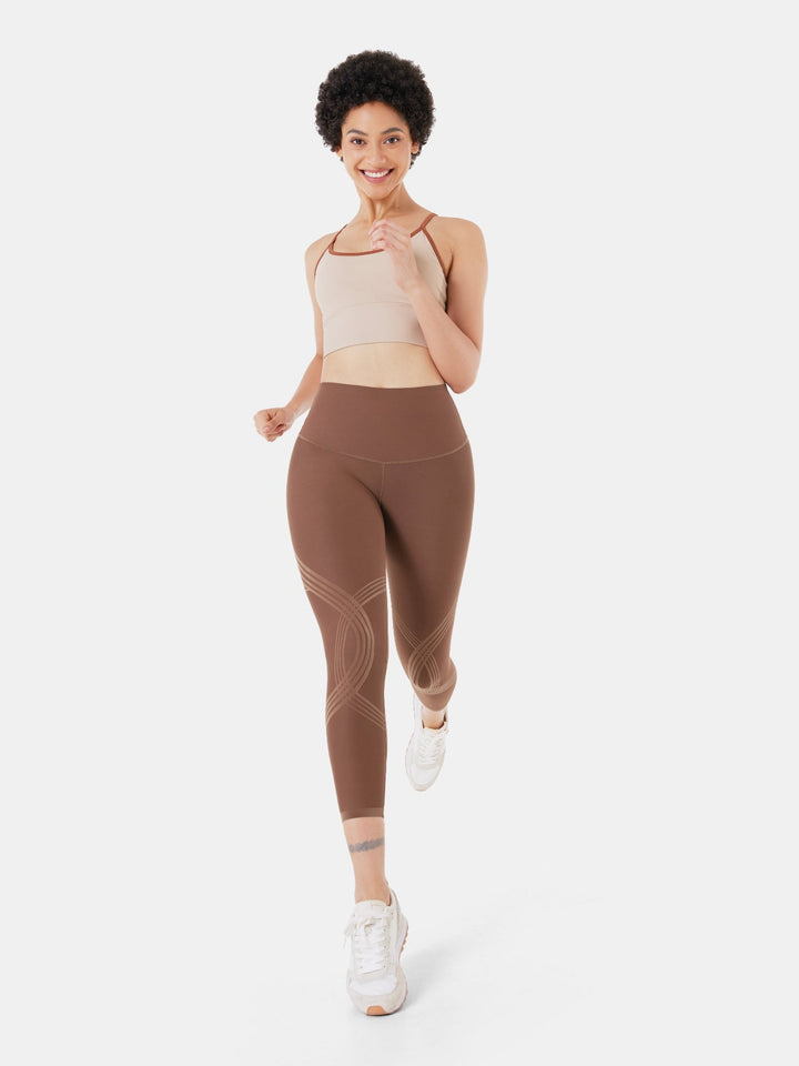 High-Waisted 7/8 Gym Leggings - Meredith