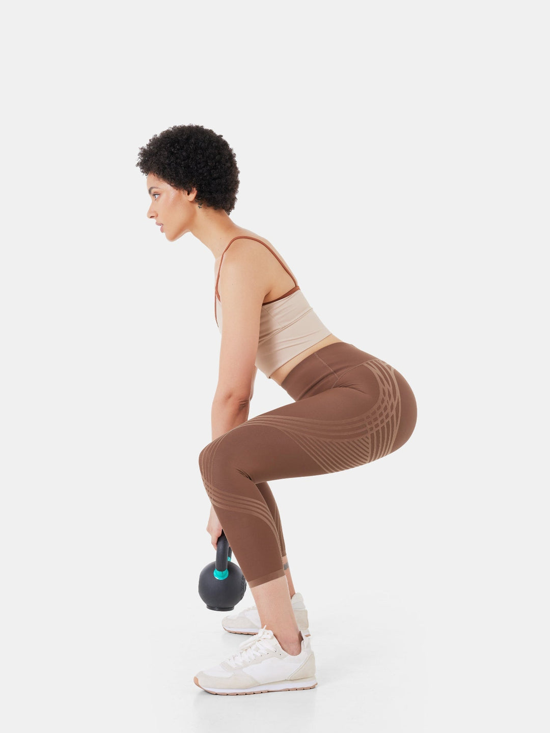 High-Waisted 7/8 Gym Leggings - Meredith