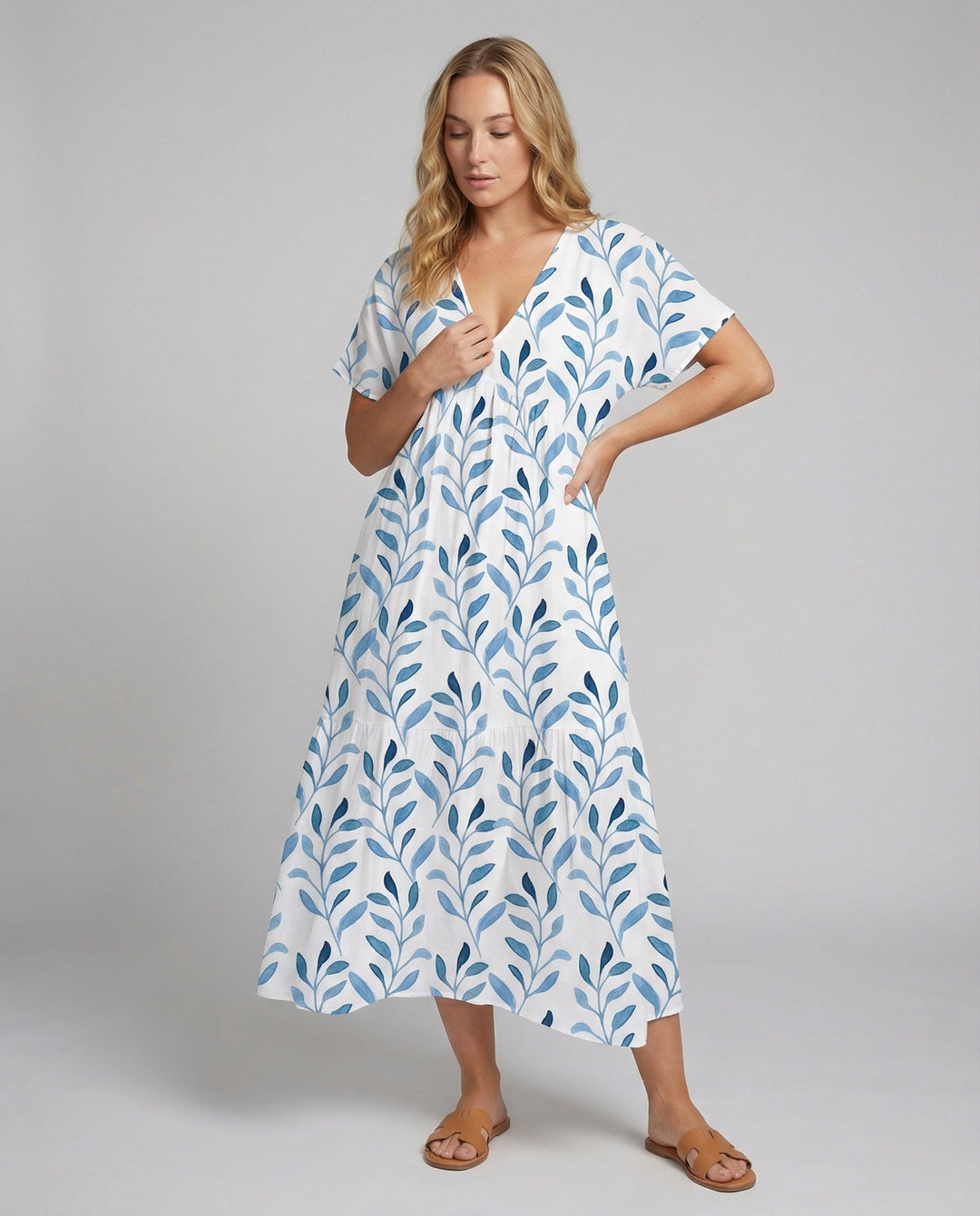 A-Line Midi Dress - Laura