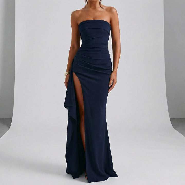 Abendkleid Mit Hohem Schlitz - Anna