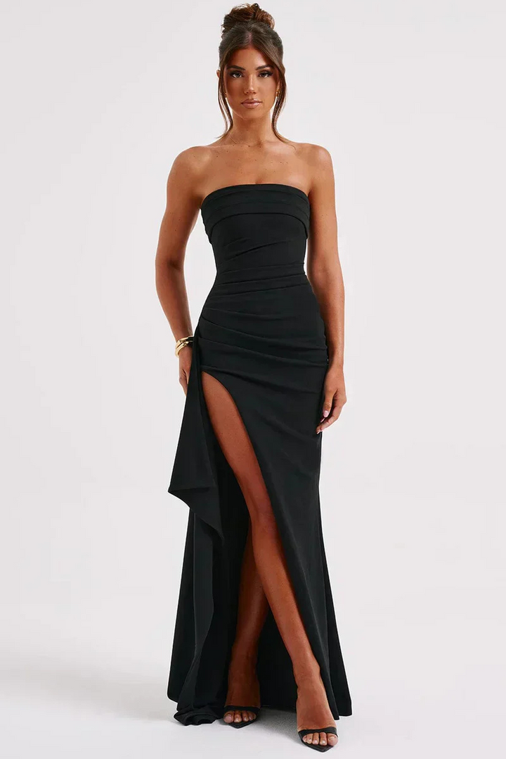 Abendkleid Mit Hohem Schlitz - Anna
