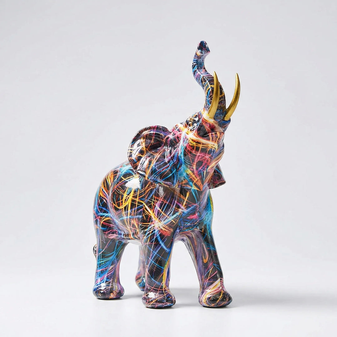 Abstract Elephant Tabletop Sculpture - Artelphant