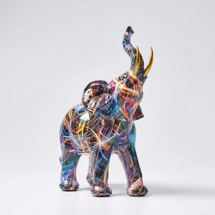 Abstract Elephant Tabletop Sculpture - Artelphant