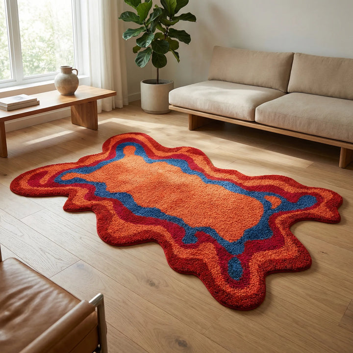 Abstract Shaped Area Rug - Aurevra