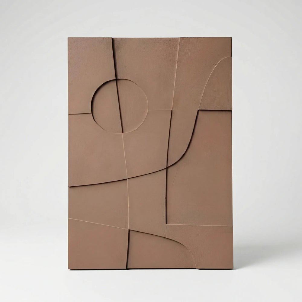 Abstract Wanddecor Met 3D-Lijneffect - Spatialbloom