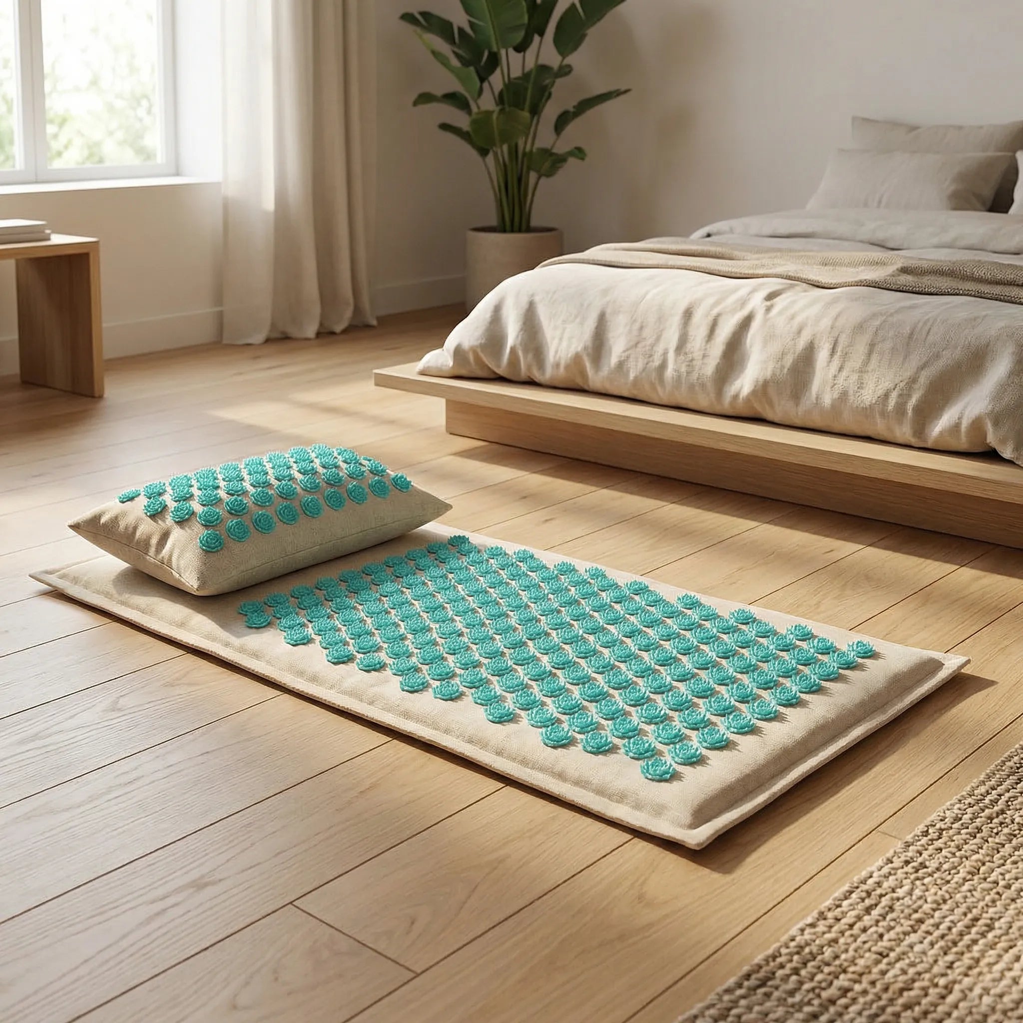 Acupressure Relaxation Mat Set for Tension Relief – Vela Avenue