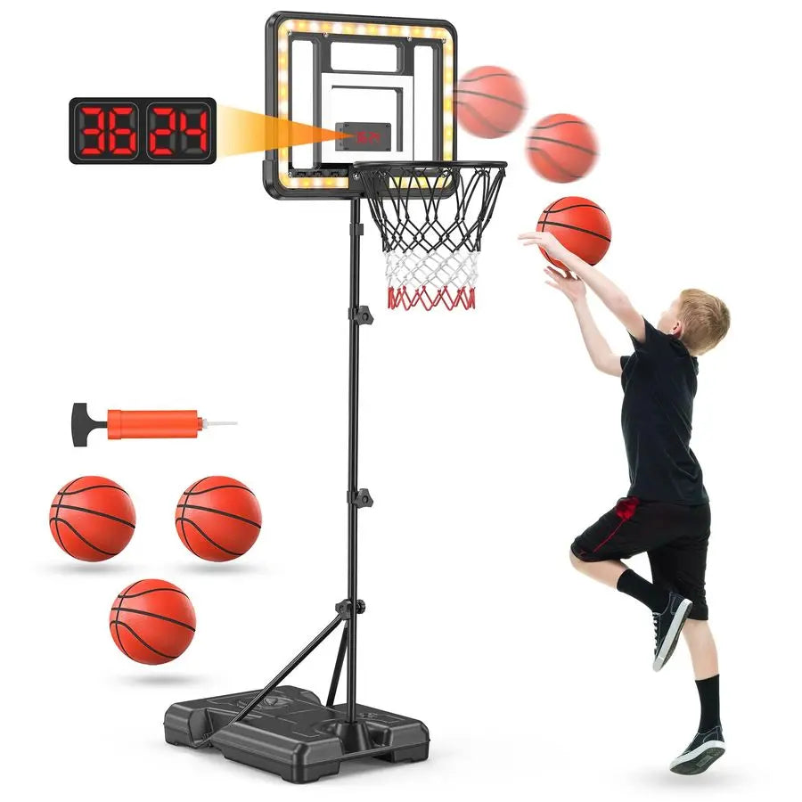Adjustable Height Kids Hoop - Hoopstero