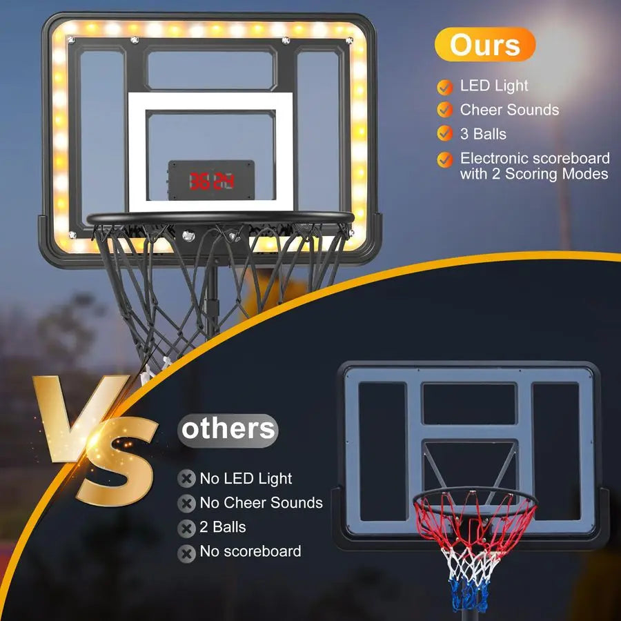Adjustable Height Kids Hoop - Hoopstero