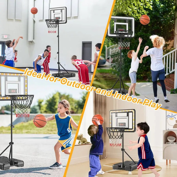 Adjustable Height Kids Hoop - Hoopstero