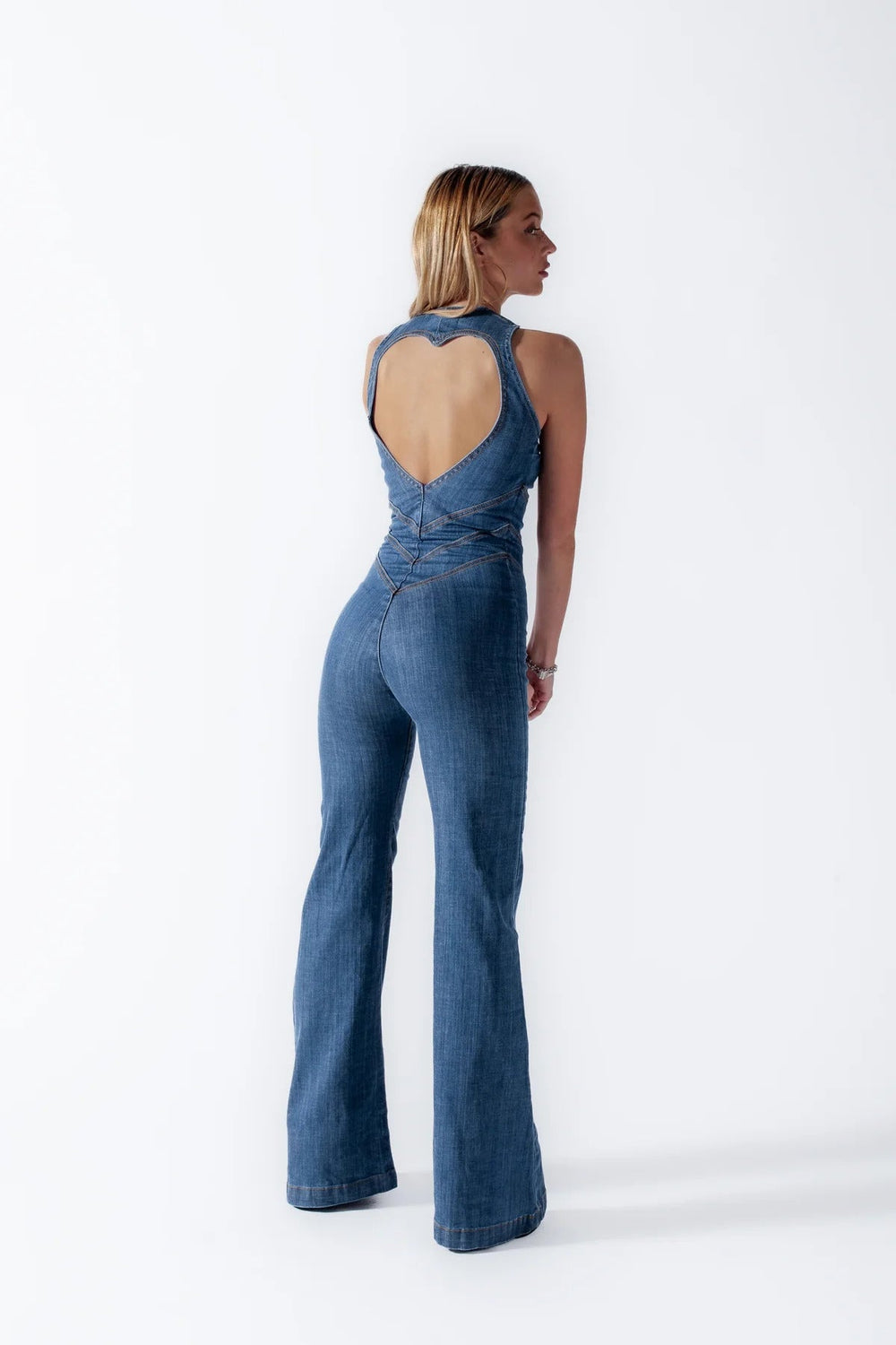 Anliegender Ärmelloser Jumpsuit - Kristin