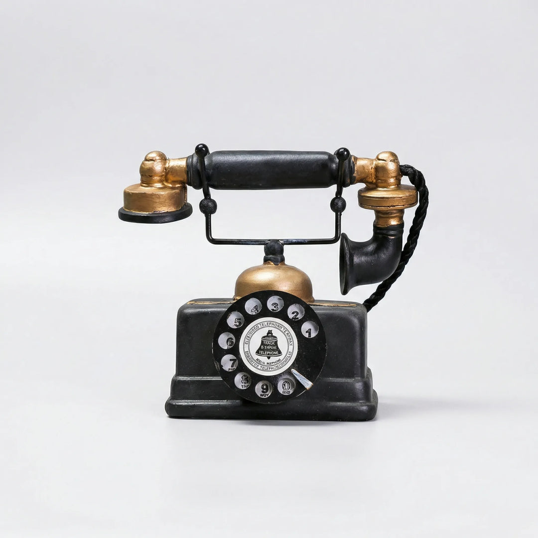 Antiek Telefoonmodel Als Tafelornament - Nostalgex