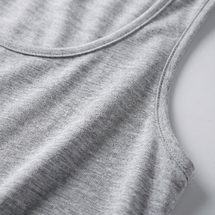 Ärmelloses Sporttop Aus Elastikstoff - Claire