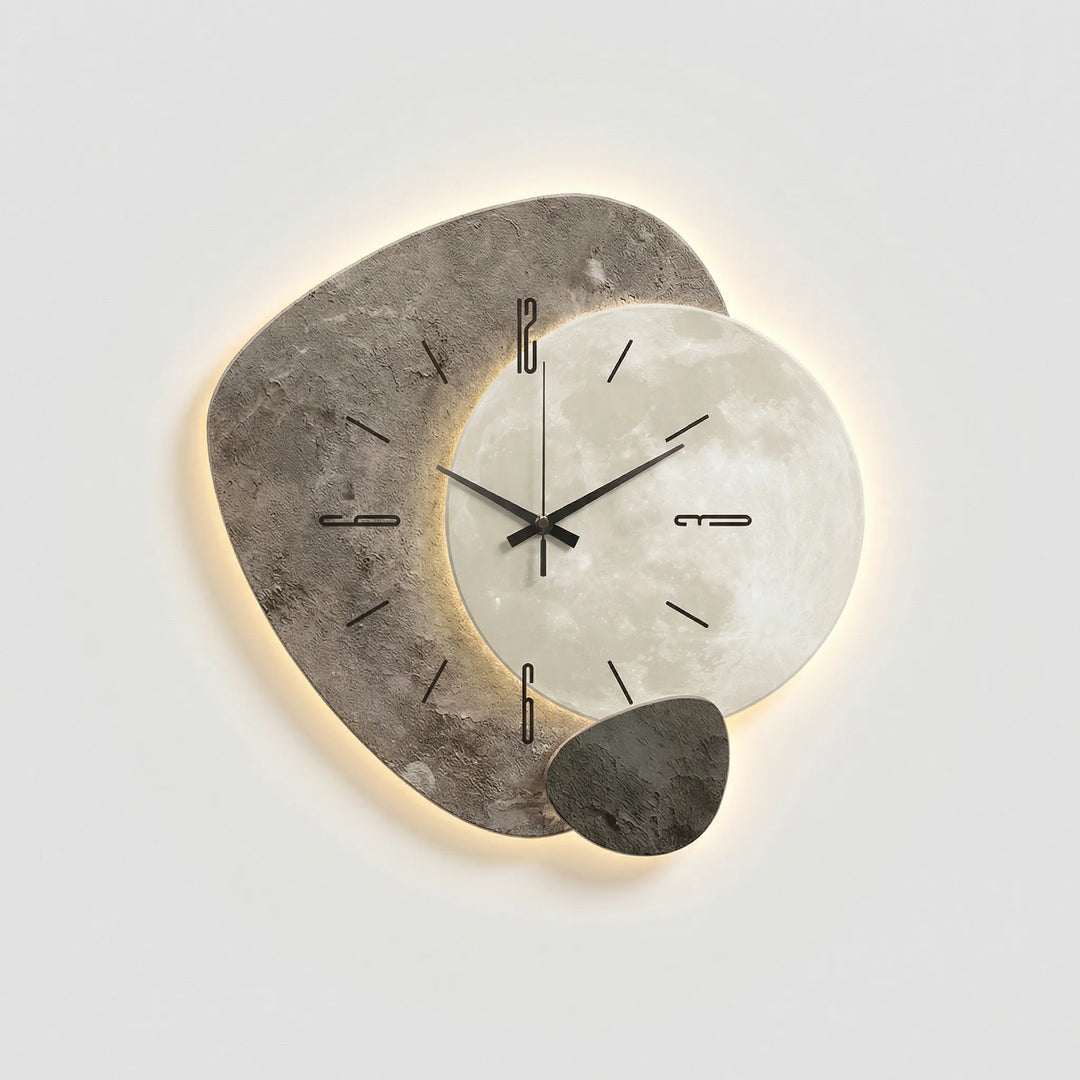 Asymmetrische Wandklok Met Verlichting - Morvelin
