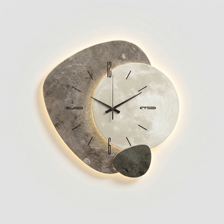 Asymmetrische Wandklok Met Verlichting - Morvelin