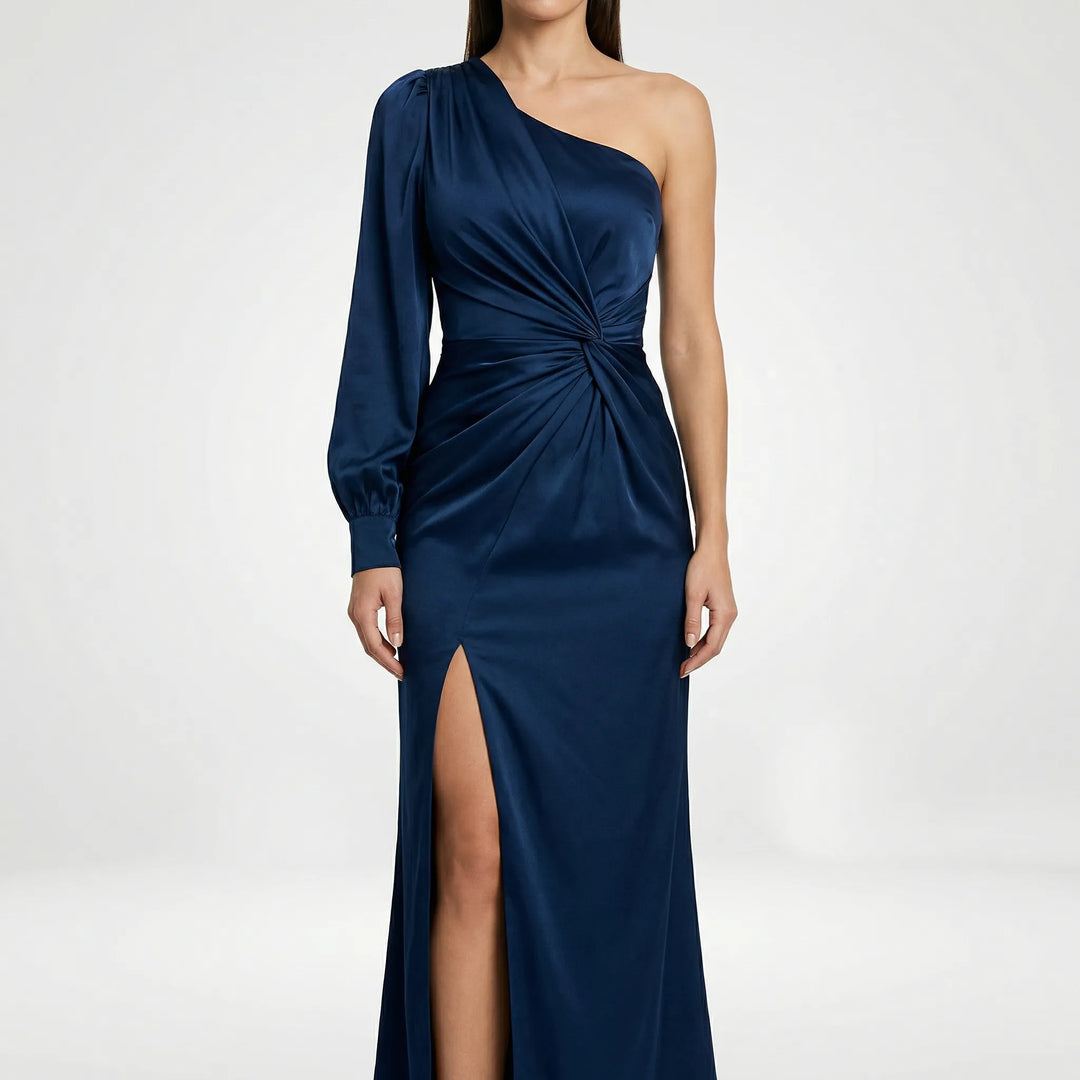 Asymmetrisches Einärmeliges Abendkleid - Joy