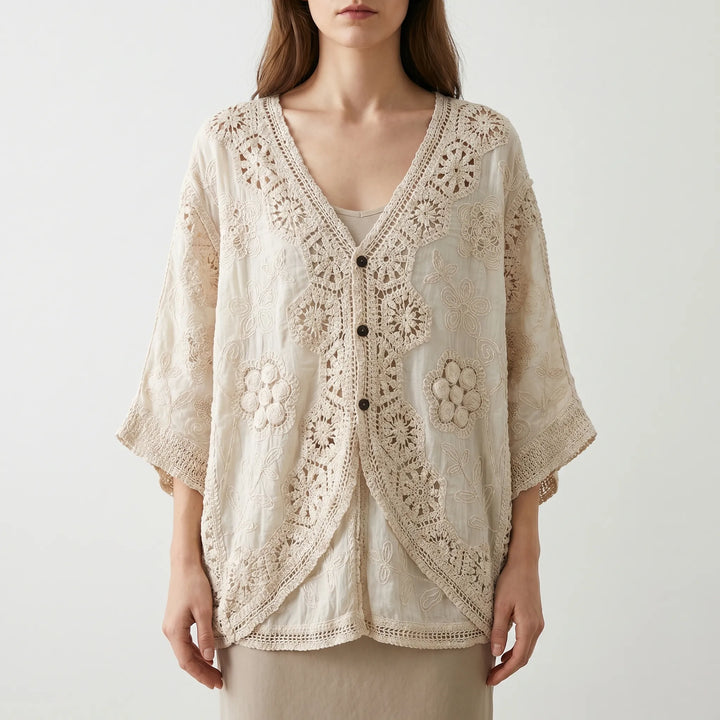Bohemian Crochet Cardigan -  Sara