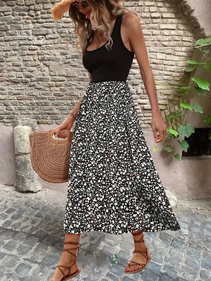 Bohemian Flowy Maxi Dress - Naomi