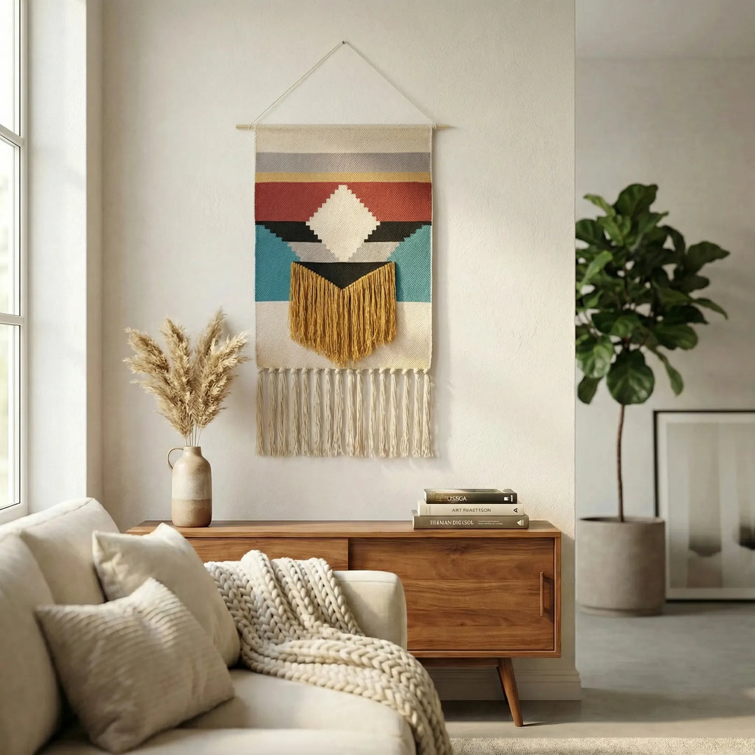 Boho Geometric Wall Hanging - Garduraft