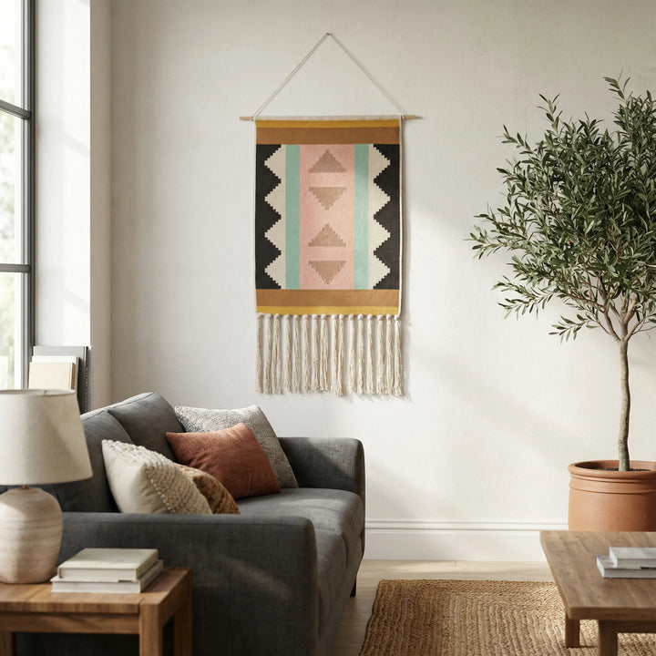 Boho Geometric Wall Hanging - Garduraft
