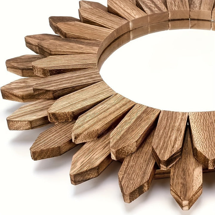 Boho Sunflower Wall Mirror - Solneta
