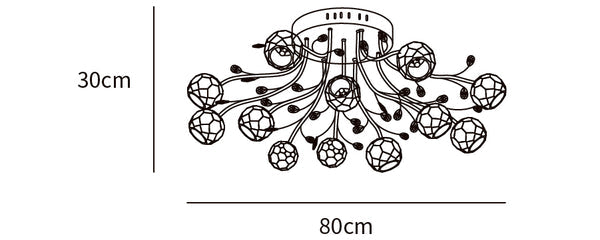 Botanical Flush Mount Ceiling Light - Altilux
