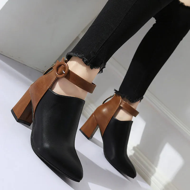 Ladies Ankle Boots with Heel – Celeste